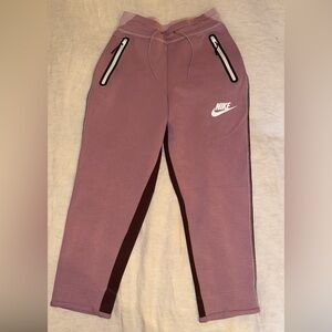 Nike Purple Cropped Jogger Pants